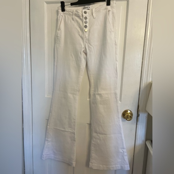 Just Black Denim - White flare jeans - JBD